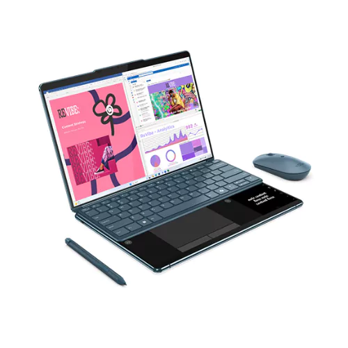 Lenovo Yoga Book 9 13IMU9 Core Ultra 7 155U Dual 13.3" 2.8K AI Integrated Touch Laptop With Windows 11 Pro